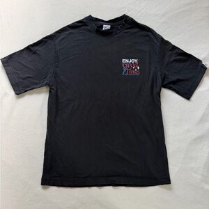 Zara Black 'Enjoy Good Times' Tee